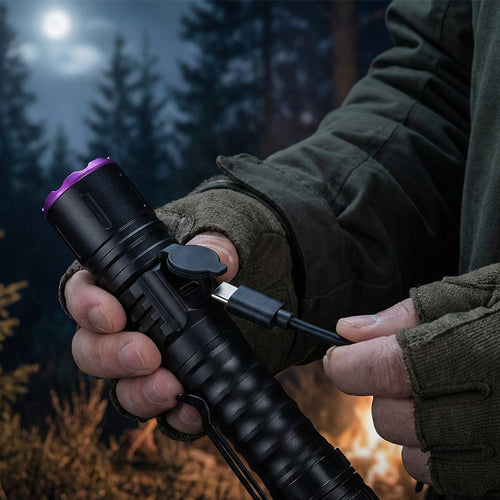 Recharge USB-C de la lampe UV
